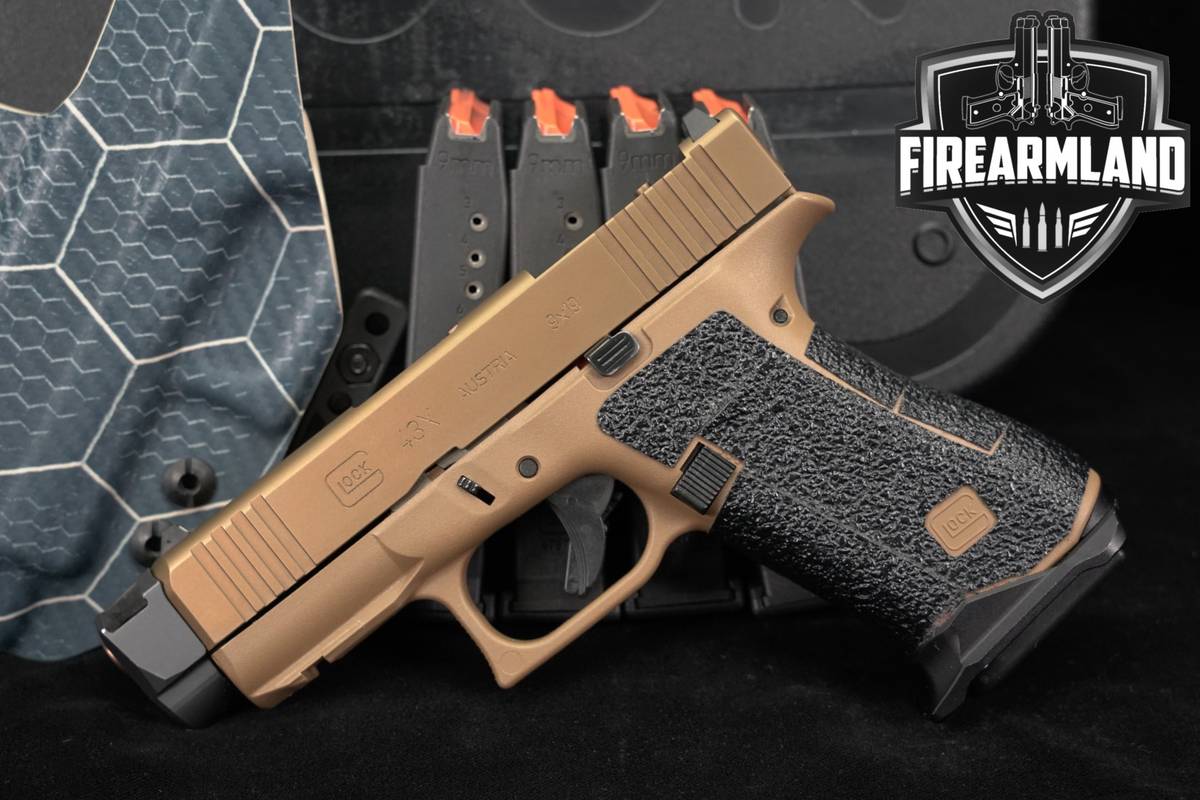 Glock G43X Slimline MOS 9mm 3.41" Coyote Tan G43 X Pistol +5 MAGS & OG CASE