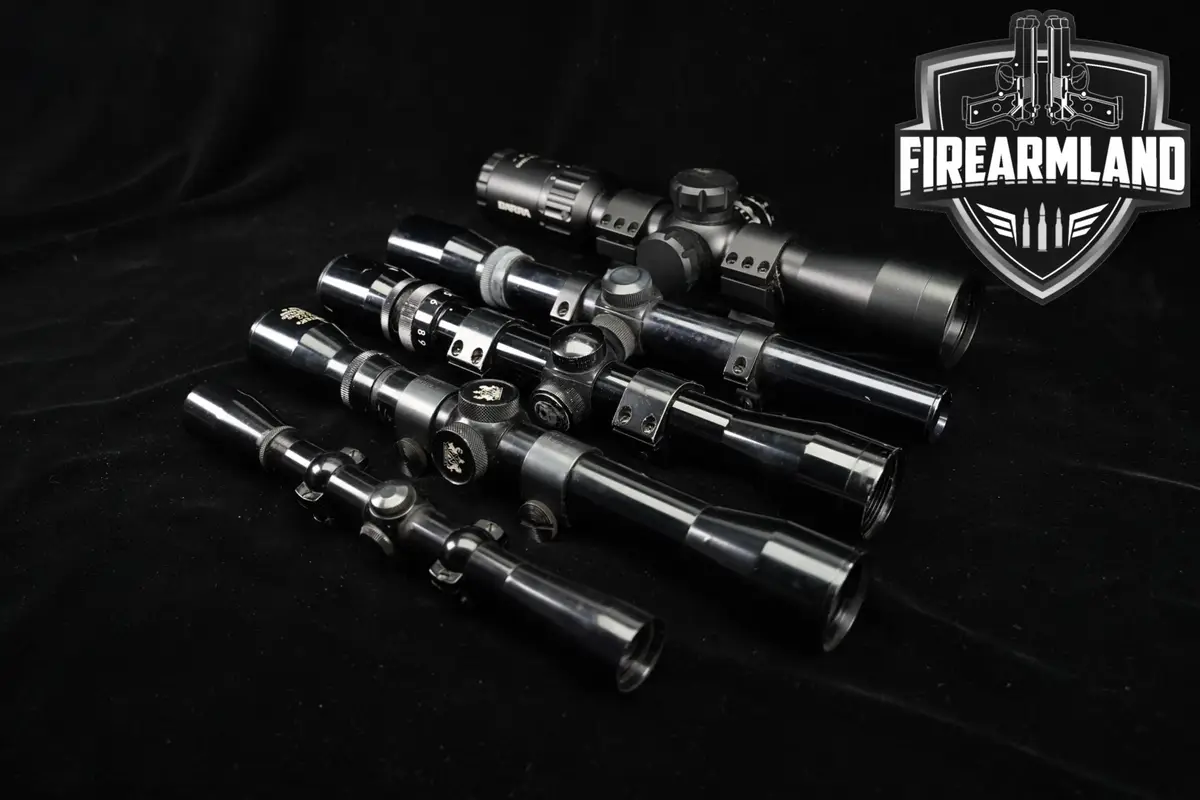 FIVE SCOPE LOT 5 Pack Herter's Bushnell Barra Browning Riflescope Scopes