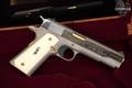 Colt Government Model 1991 Series 80; America Remembers; Gen. George S. Patton, Jr. WWII 75th Anniversary Tribute; Limited Edition of 500 .45 ACP Gray in Excellent Condition Image 4