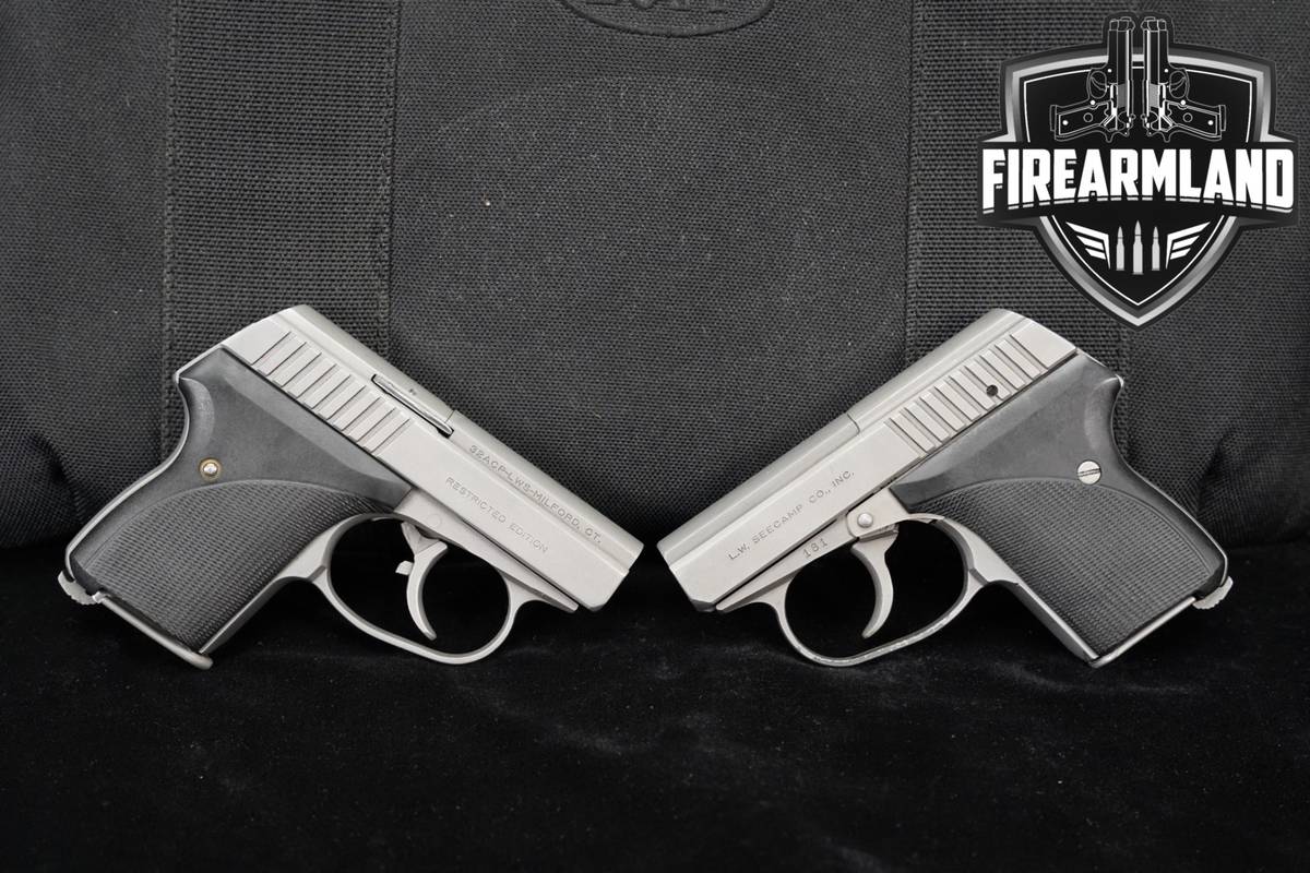 MATCHED PAIR L.W LW Seecamp LWS-32 RESTRICTED EDITION 32ACP +2 MAGS, CASE