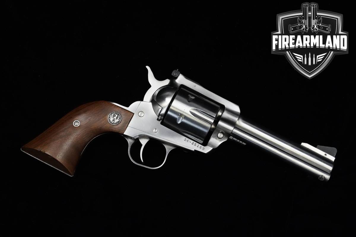 1978 Ruger New Model Blackhawk 357 Magnum 4.5" Brushed Stainless Ruger