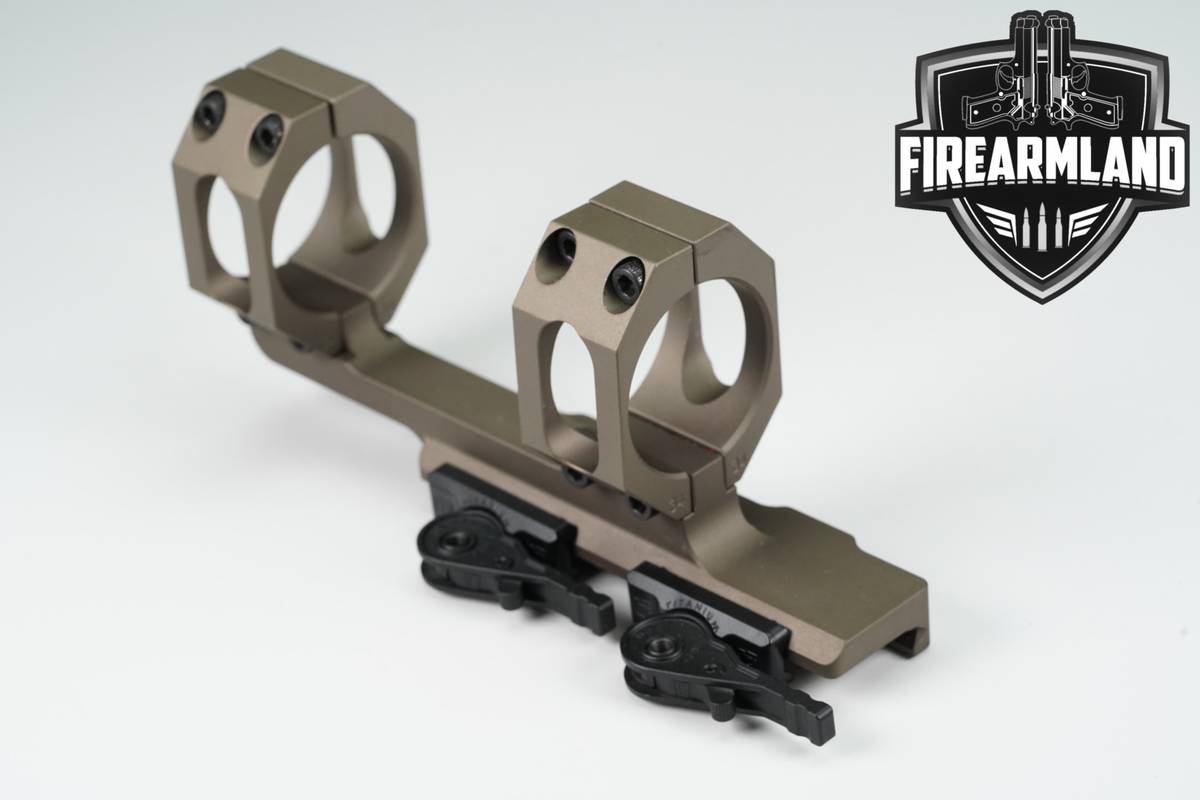 American Defense Manufacturing AD-Recon-S Dual Ring Straight Up 34mm FDE