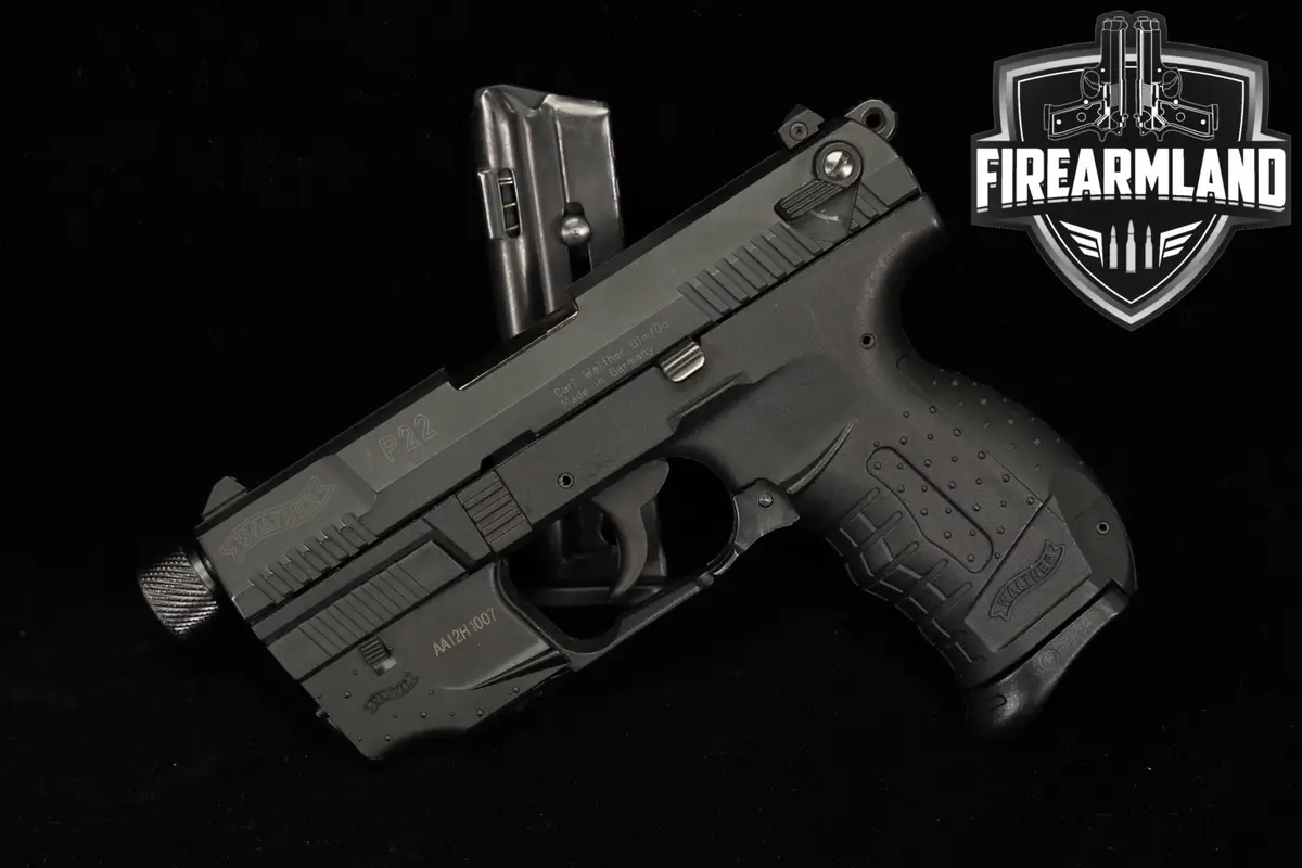 Walther P22 22LR 3.9" P-22 +2 MAGS, LASER