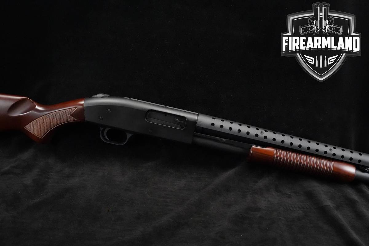 TRENCHGUN! Mossberg 590 Retrograde 12-Gauge 18.5" Blued & Walnut