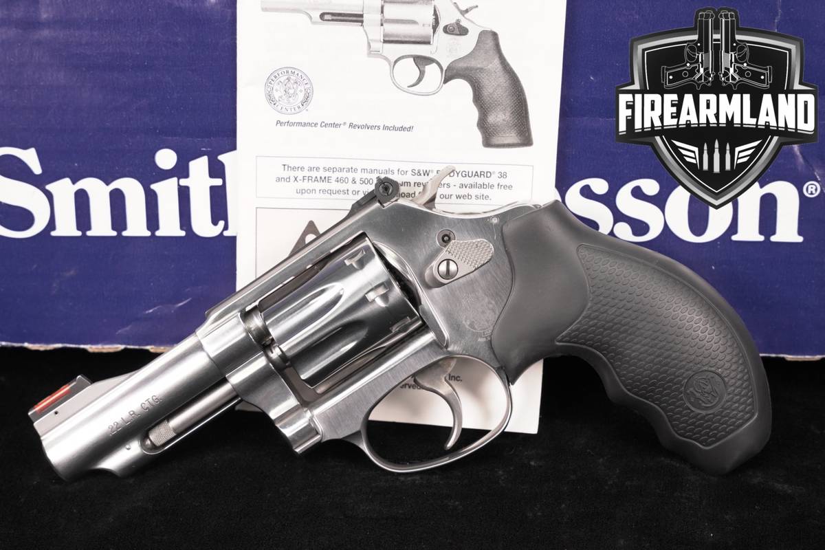 Smith & Wesson Model 63-5 Kit Gun S&W 22LR 3" Satin Stainless +ORIG BOX