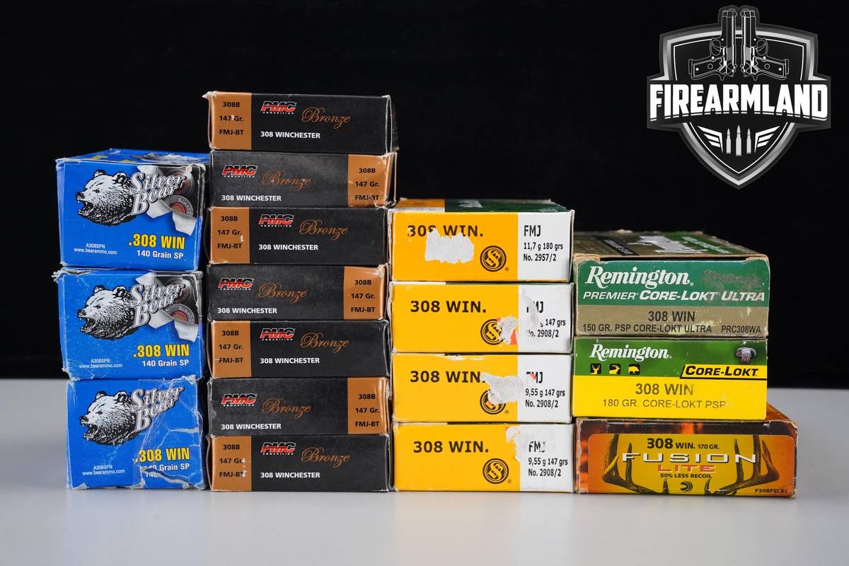 340 RDS! 308 Winchester Win Ammo