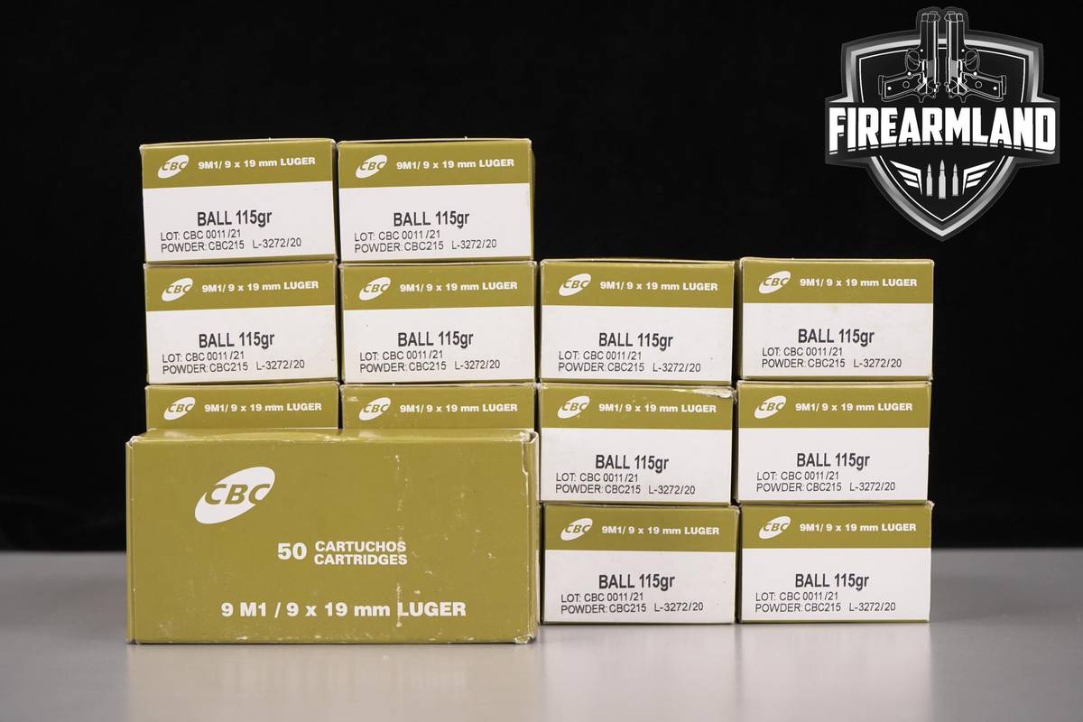 750 RDS! 9mm Ammo 9-mm