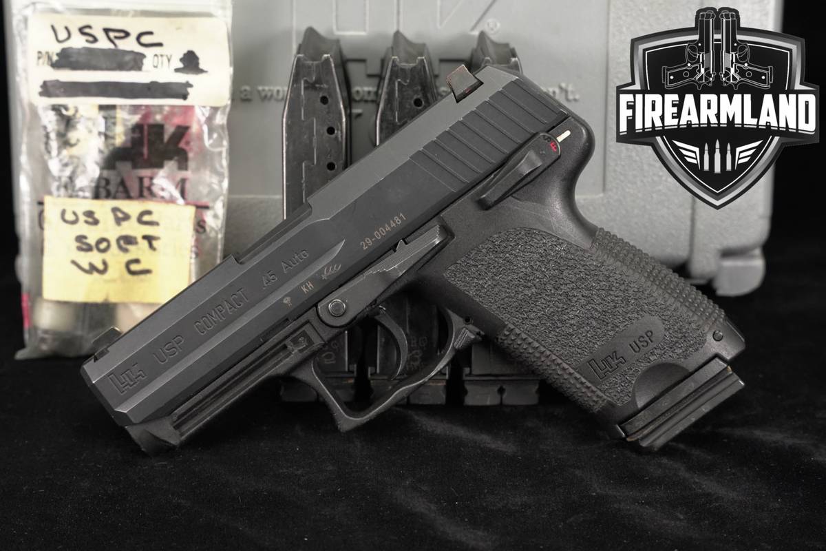 Heckler & Koch USP Compact Variant 5 H&K V5 DAO +4 MAGS, ORIG CASE