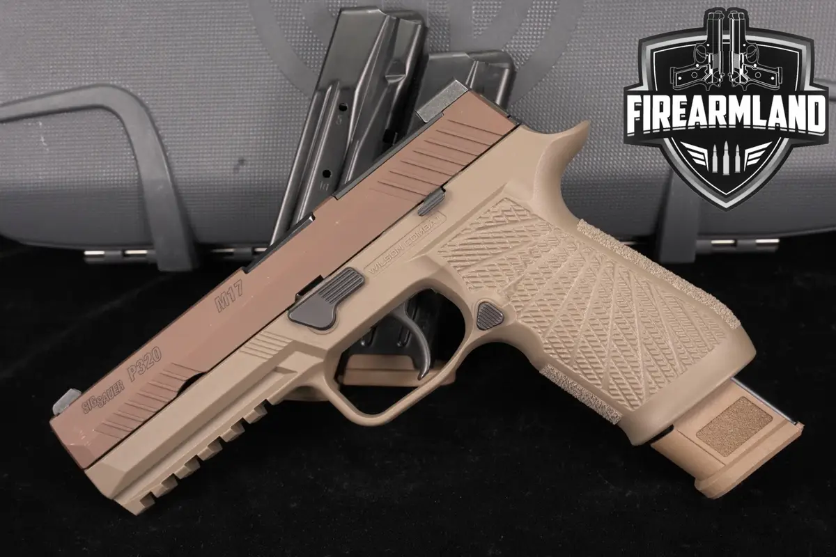 Sig Sauer P320 M17 9mm 4.7" Coyote Brown P-320 M-17 +3 MAGS & ORIG CASE
