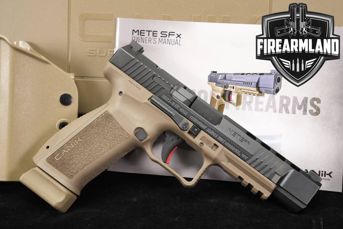 Canik METE SFx 9mm Optics-Ready FDE +2 MAGS, ORIG BOX & HOLSTER
