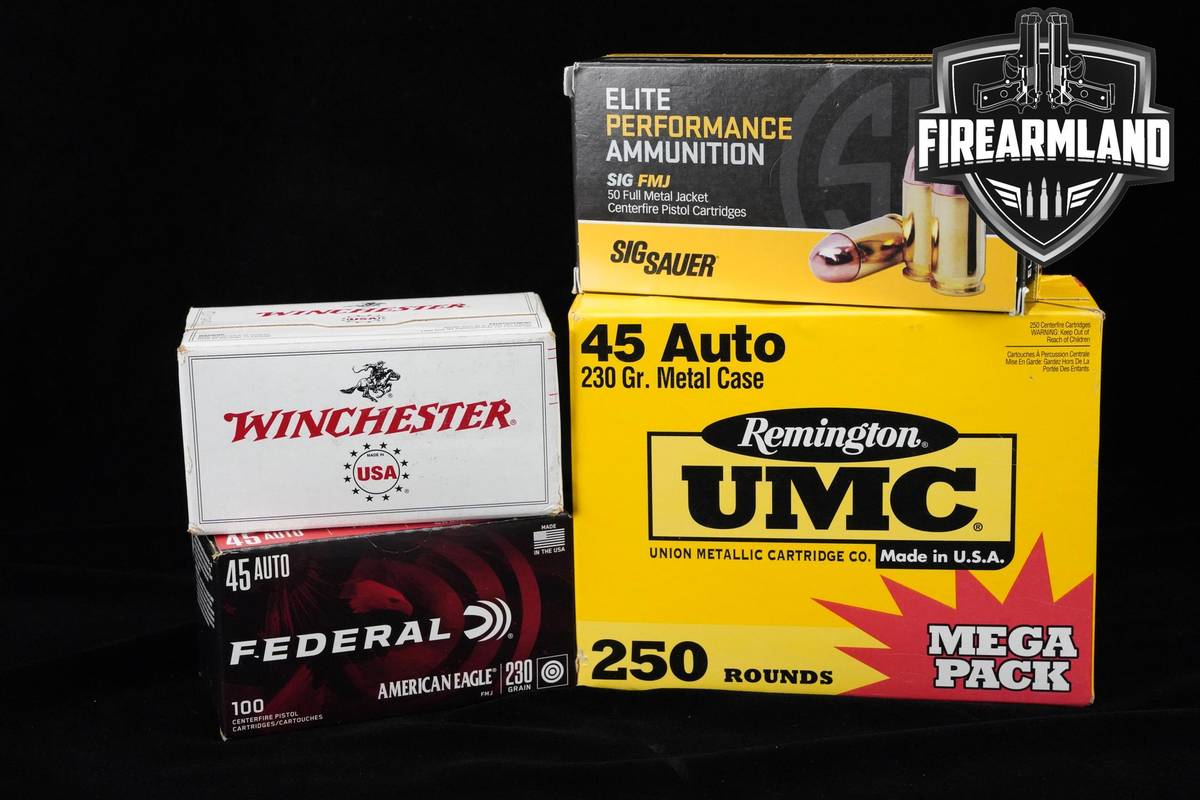 45 ACP Ammo 45-ACP 500 ROUNDS