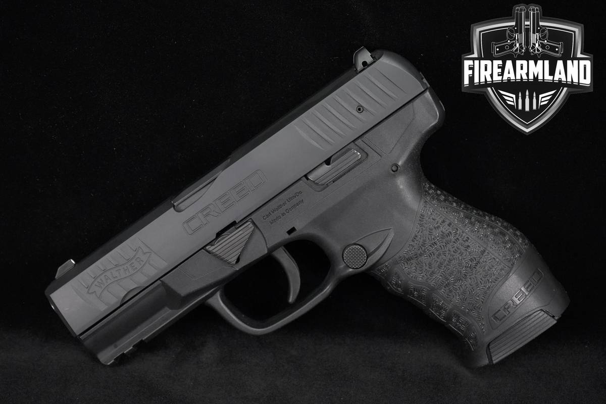 GERMAN-MADE Walther Creed 9mm 4" Compact Pistol +2 MAGS & ORIG CASE