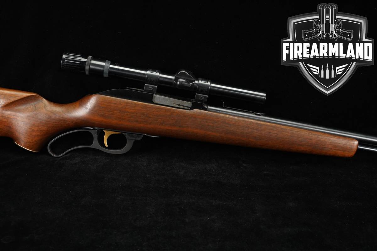 Marlin Model 57 LEVERMATIC 22 S/L/LR Blued & Walnut + WEAVER SCOPE