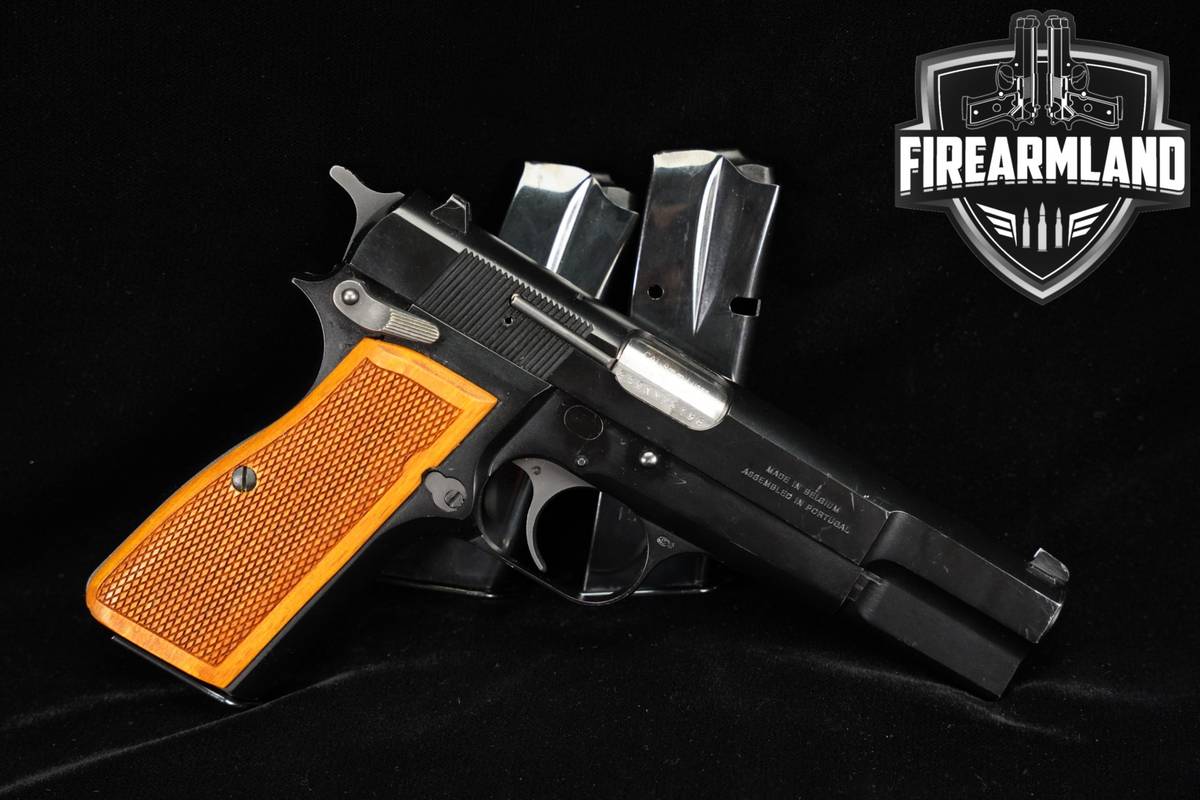 1990 Browning Hi-Power Mark III 9mm 4.625" HiPower High MK +3 MAGS