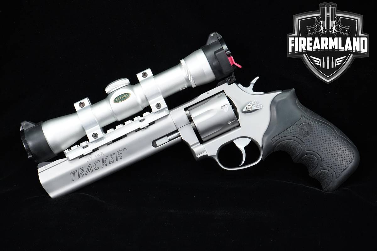 Taurus Tracker 17 HMR 6.5" Matte Stainless DA/SA Target & Varmint +OPTIC