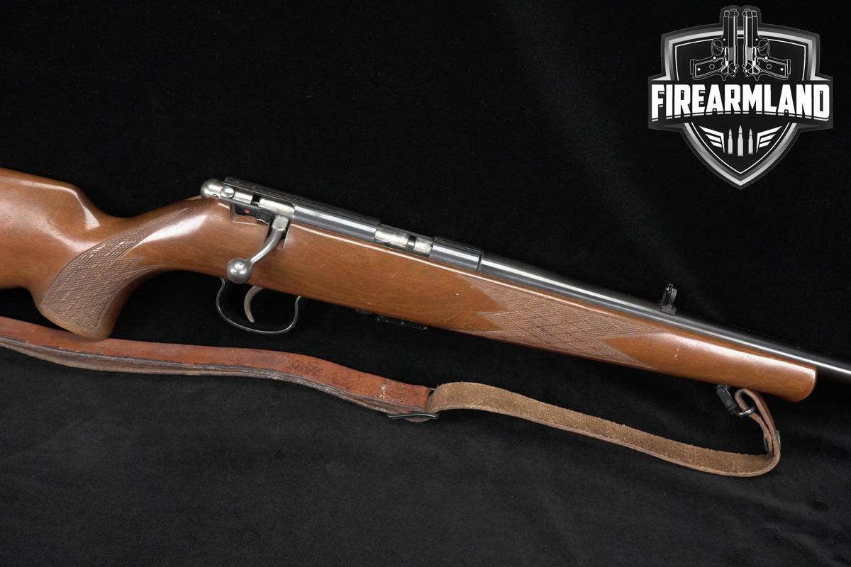 1977 Savage–Anschutz Model 164 Sporter 22LR 22" Blued Bolt Target Rifle