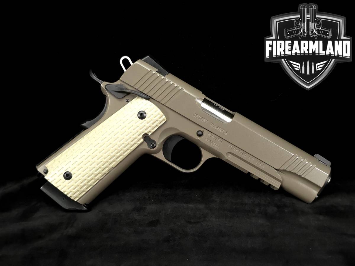 Kimber Desert Warrior 45 ACP 1911 5 Desert Tan +ORIG CASE
