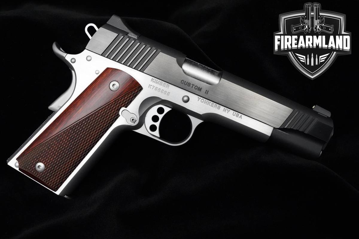 Kimber Custom II Two-Tone 45 ACP 5" 1911 Pistol Stainless +2 MAGS