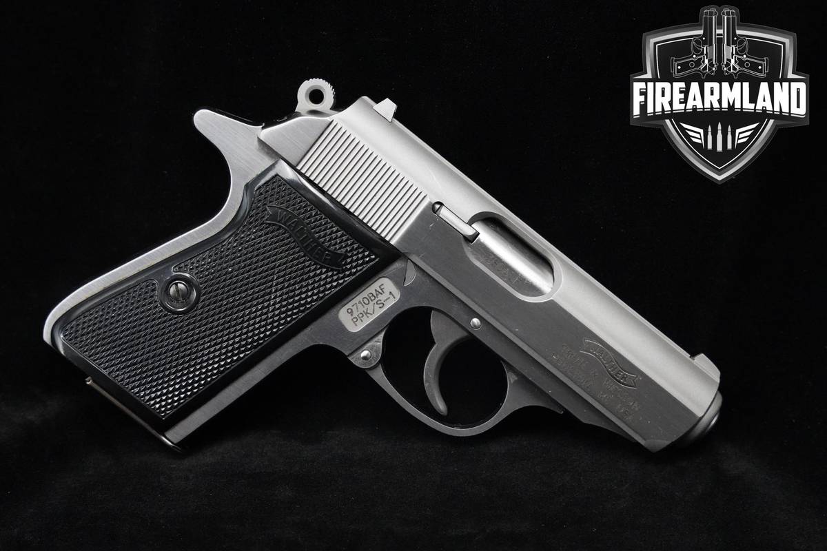 Walther PPK/S 9mm 3.4" Stainless Smith & Wesson PPK/S Walther +2 MAGS
