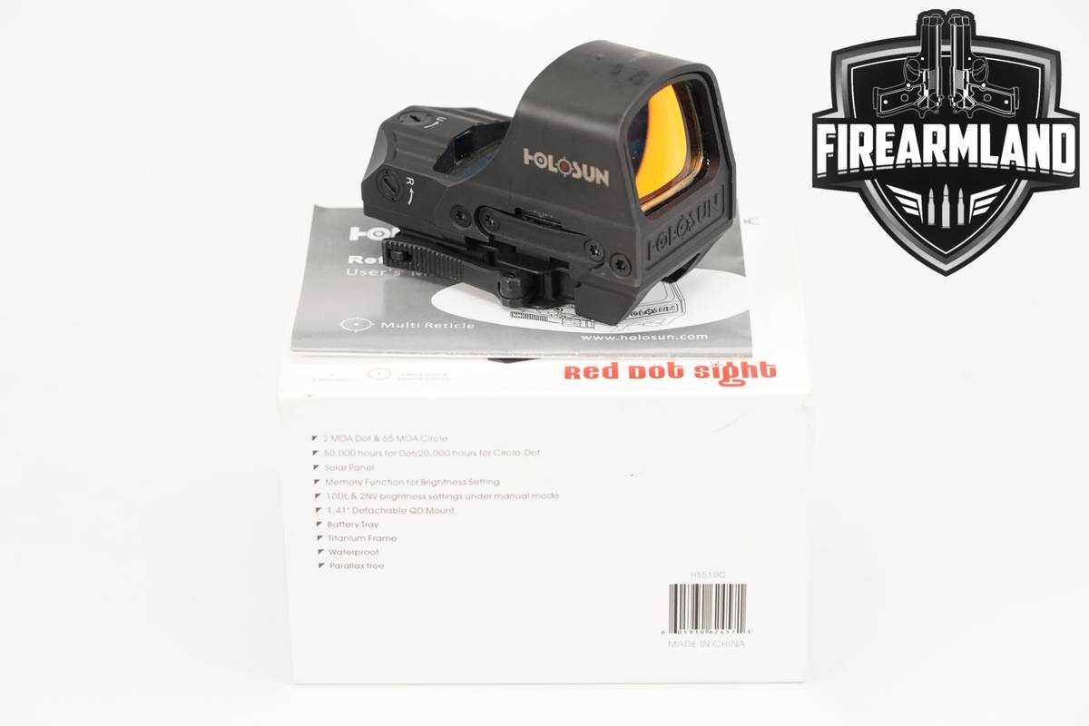 Holosun HS510C 2 MOA Dot & 65 Circle Red Sight HS-510C +ORIG CASE