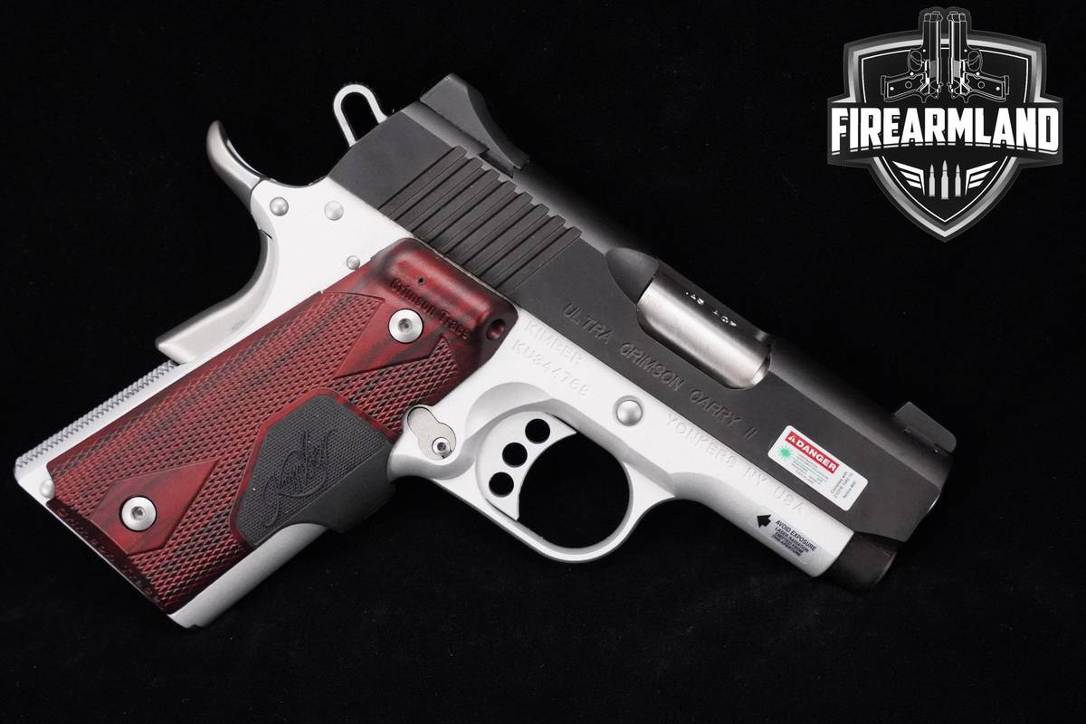 Kimber Ultra Crimson Carry ll 45 ACP 1911 3" Two-Tone Kimber 1911 ORIG CASE