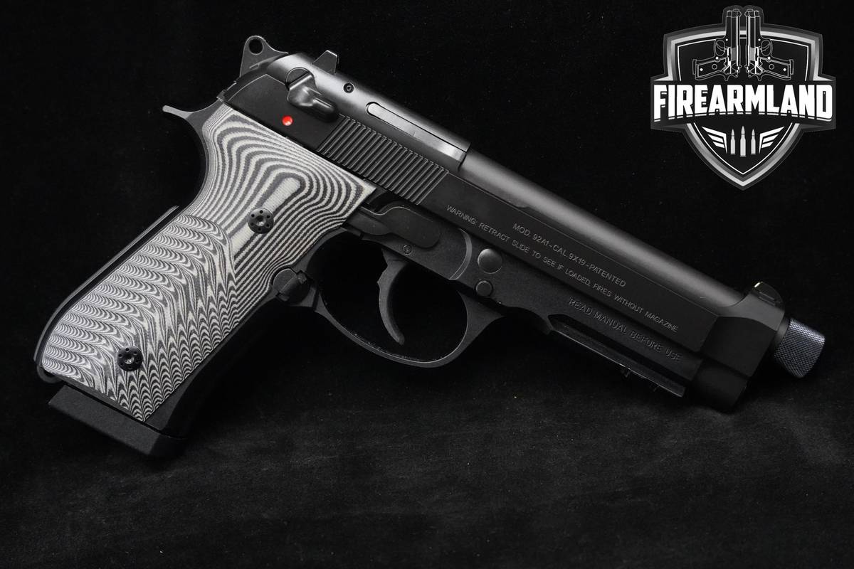 Beretta 92A1 9mm Beretta 92-A1 TACTICAL +3 MAGS & ORIG CASE