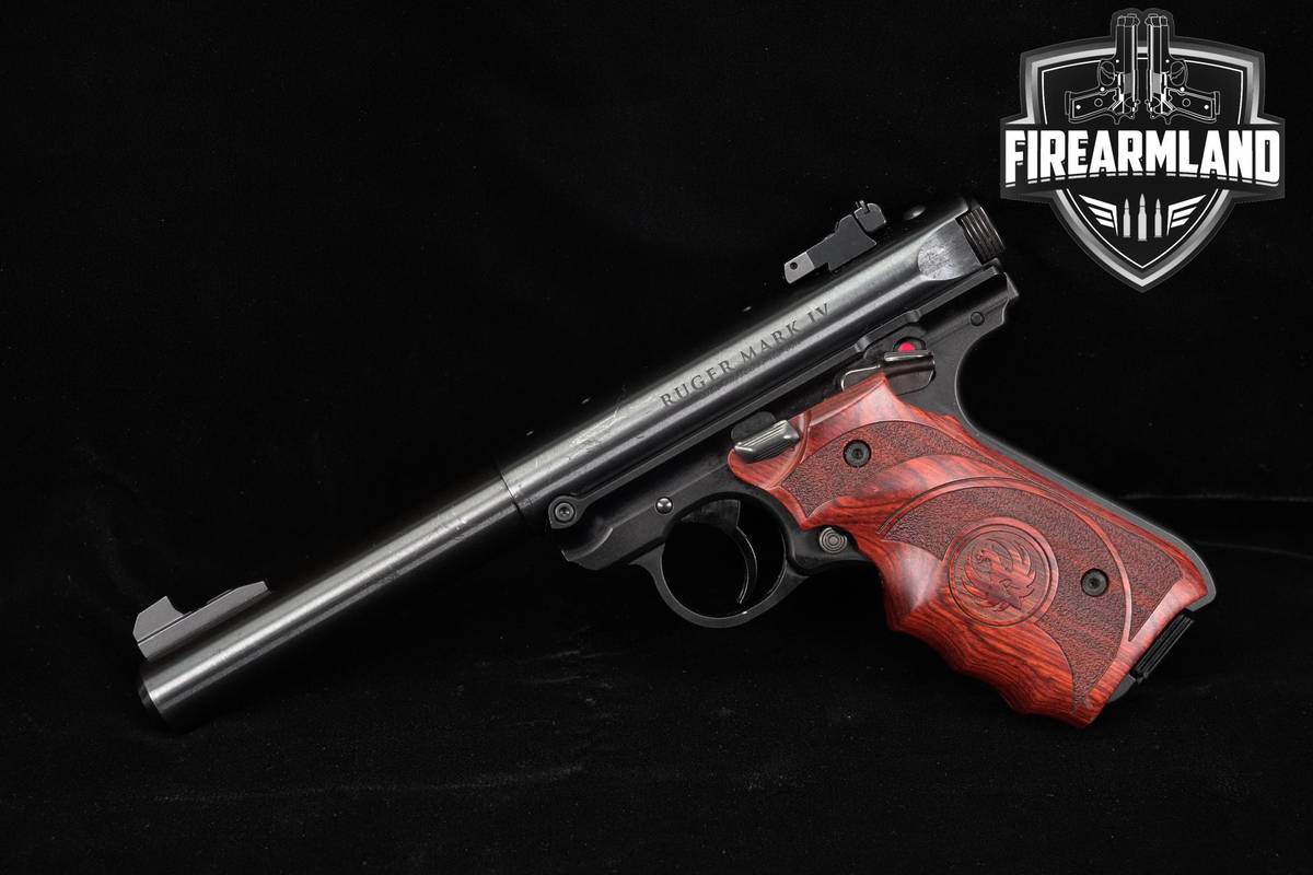 Ruger Mark IV Target 22LR 5.5" Bull Barrel Blued MK-4 +2 MAGS
