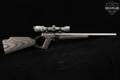 Browning Buck Mark Rifle Sporter; Stainless Gray Laminate; 2007 SHOT Show Special .22 LR Stainless & Gray Laminate in Very Good Condition Image 3