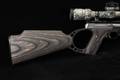 Browning Buck Mark Rifle Sporter; Stainless Gray Laminate; 2007 SHOT Show Special .22 LR Stainless & Gray Laminate in Very Good Condition Image 4