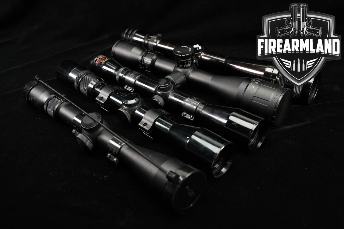 FIVE SCOPE LOT 5 Pack Tasco Redfield SWIFT BSA Nikon Riflescope Scopes