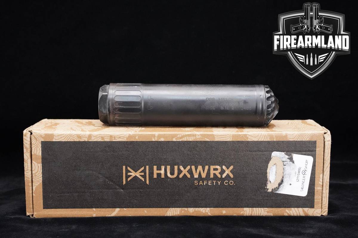 DISCONTINUED HuxWrx HX-QD 556-Ti 5.56 NATO HuxWrx 556Ti suppressor ORIG BOX