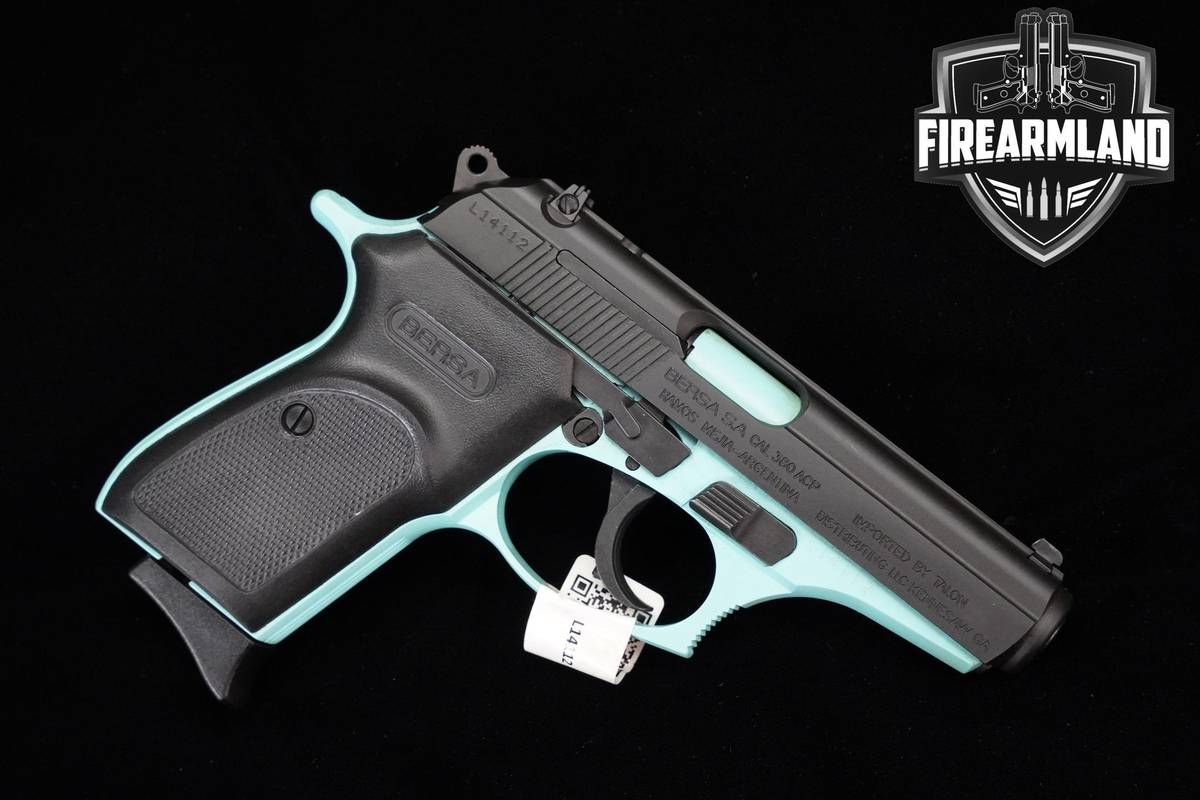 Bersa Thunder 380 Tiffany Blue 380 ACP 3.54" Two-Tone Bersa +ORIG BOX