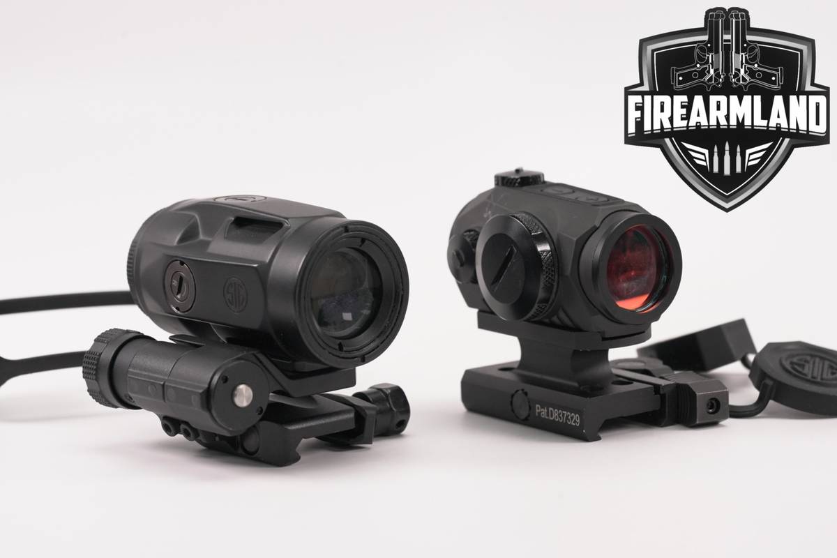 Sig Sauer Romeo5 & Juliet3 3X Magnify Combo 2 MOA Red Dot Romeo 5 Juliet 3
