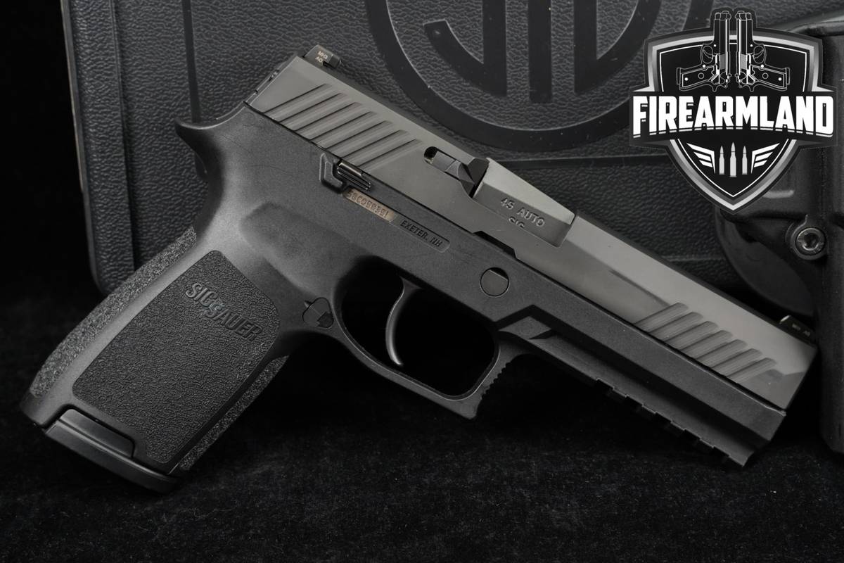 Sig Sauer P320 Full-Size 45 ACP 4.7" P-320 +2 MAGS, ORIG BOX & HOLSTER