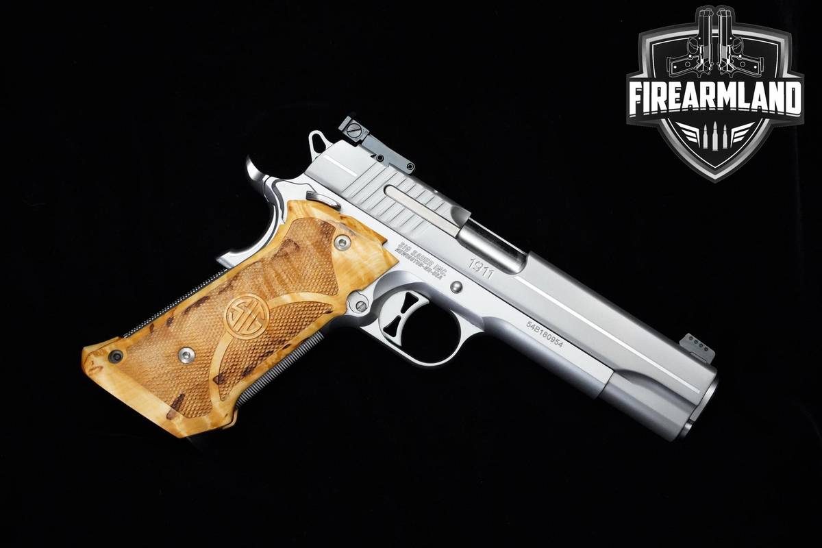 RARE Sig Sauer 1911 SUPER TARGET Stainless Steel 45 ACP 5" Sig-Sauer MATCH