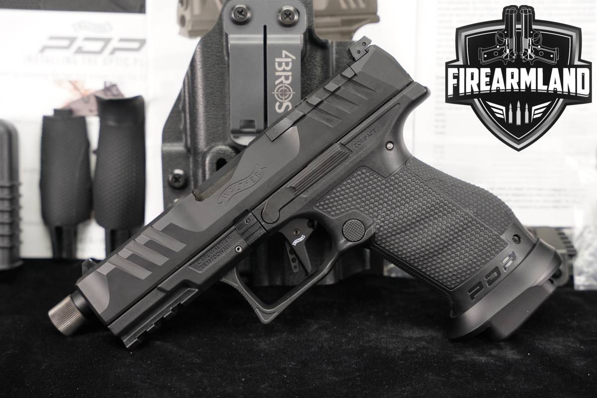 Walther PDP Pro SD Compact 9mm Optics-Ready THREADED +ORIG CASE & HOLSTER