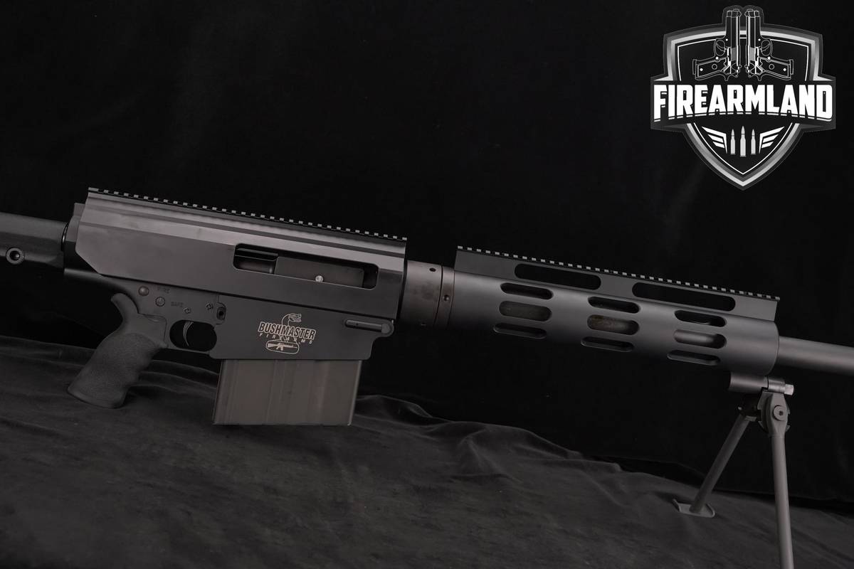 LONG-RANGE Bushmaster BA50 Rifle BA-50 BMG 30" +2 MAGS, ORIG CASE & BIPOD