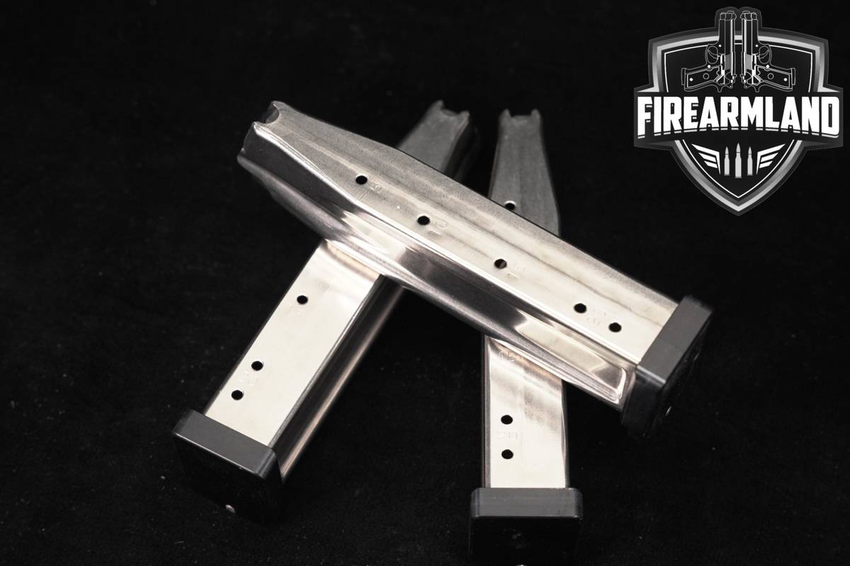 Atlas Gunworks THREE (3) 2011 DS 1911 21-Round Magazines 9mm Luger Mags