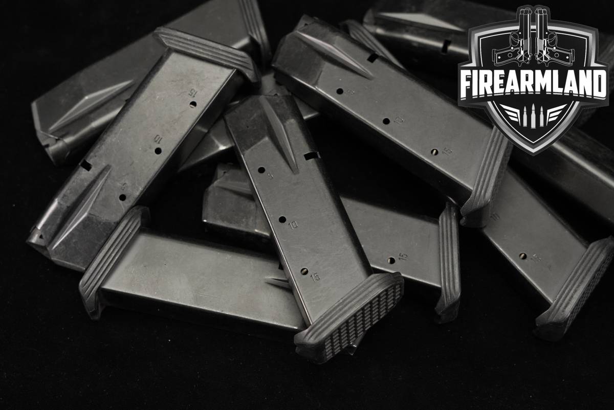 TEN (10) Archon Firearms Type B 15 Round Magazines 9mm Luger Mags
