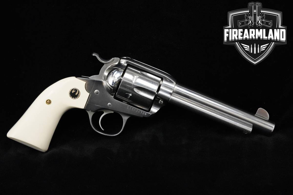 Ruger New Vaquero Bisley 45 Colt 5.5" Stainless Steel Ruger