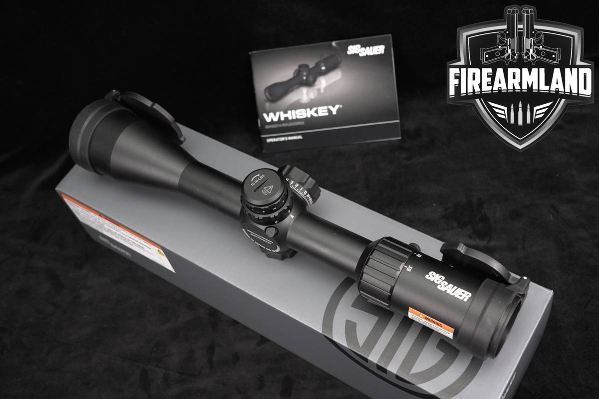 Sig Sauer Whiskey 4 6-24X50MM MOA Milling Hunter 2.0 Reticle SFP Scope W4