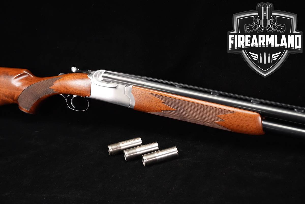 DESIRED 2006 Ruger Red Label 12-Gauge 28 Stainless/Blued & Walnut 3" O/U