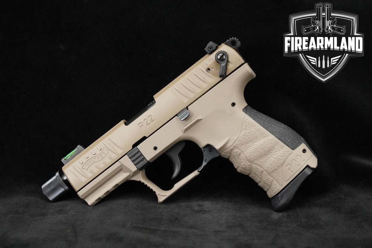 Walther P22 Tactical 22LR FDE Walther P-22 Tactical P-22 +2 MAGS & ORIG BOX