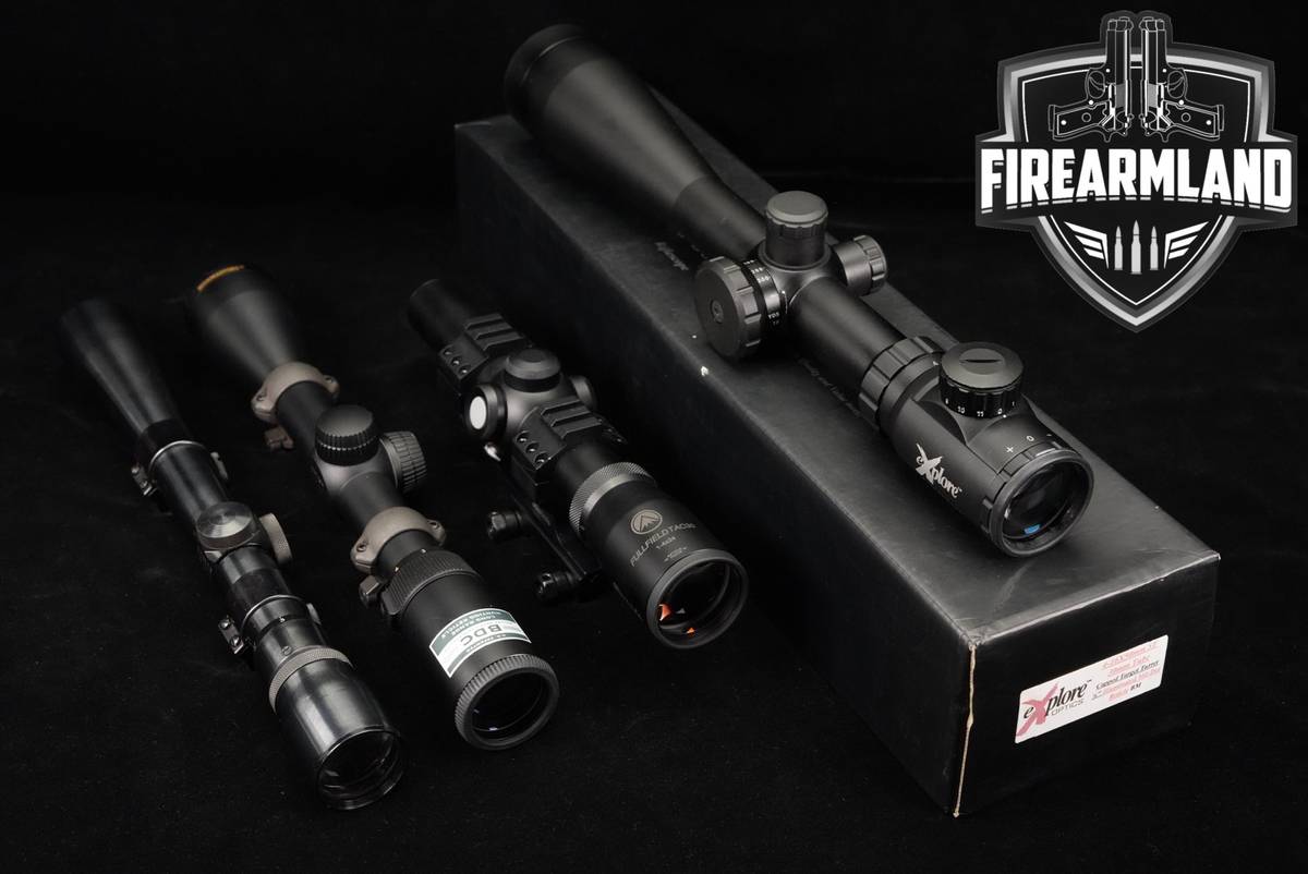 FOUR SCOPE LOT 4 Pack Weaver Nikon Burris eXplore Riflescope Scopes