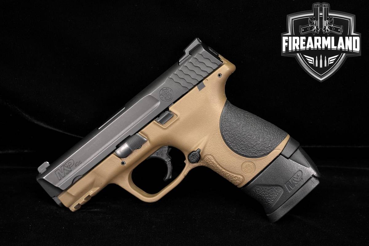 Smith & Wesson S&W M&P 40C 40S&W 3.5" Two-Tone FDE 40-C +5 MAGS & ORIG CASE