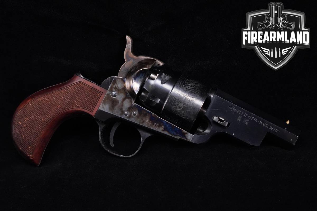 SNUB-NOSE F.lli Pietta Model 1851 Colt Navy Sheriff's 44-BP 3" M1851 OG-BOX
