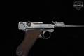 1917 Deutsche Werke Erfurt (DWE) P-08 Luger Artillery 9mm Luger Blued in Very Good Condition Image 4