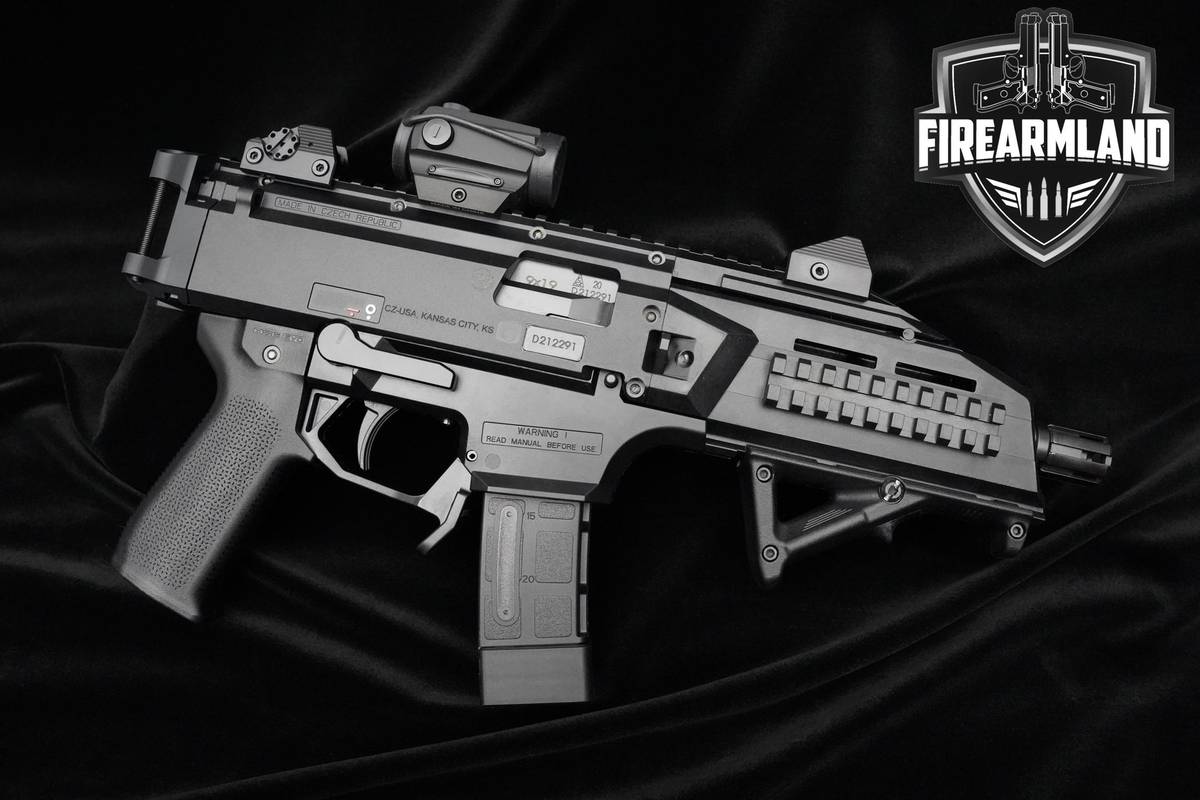 CZ Scorpion Evo 3 S1 9mm CZ Scorpion-Evo-3-S1 Pistol 9 3 2MAGS & OPTIC