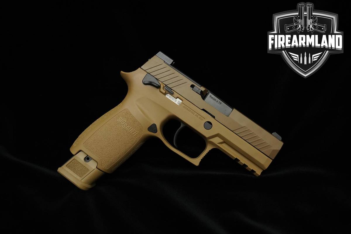 Sig Sauer P320 M18 9mm 3.75" Coyote P320 Sig M18 Sauer +3 MAGS & ORIG CASE