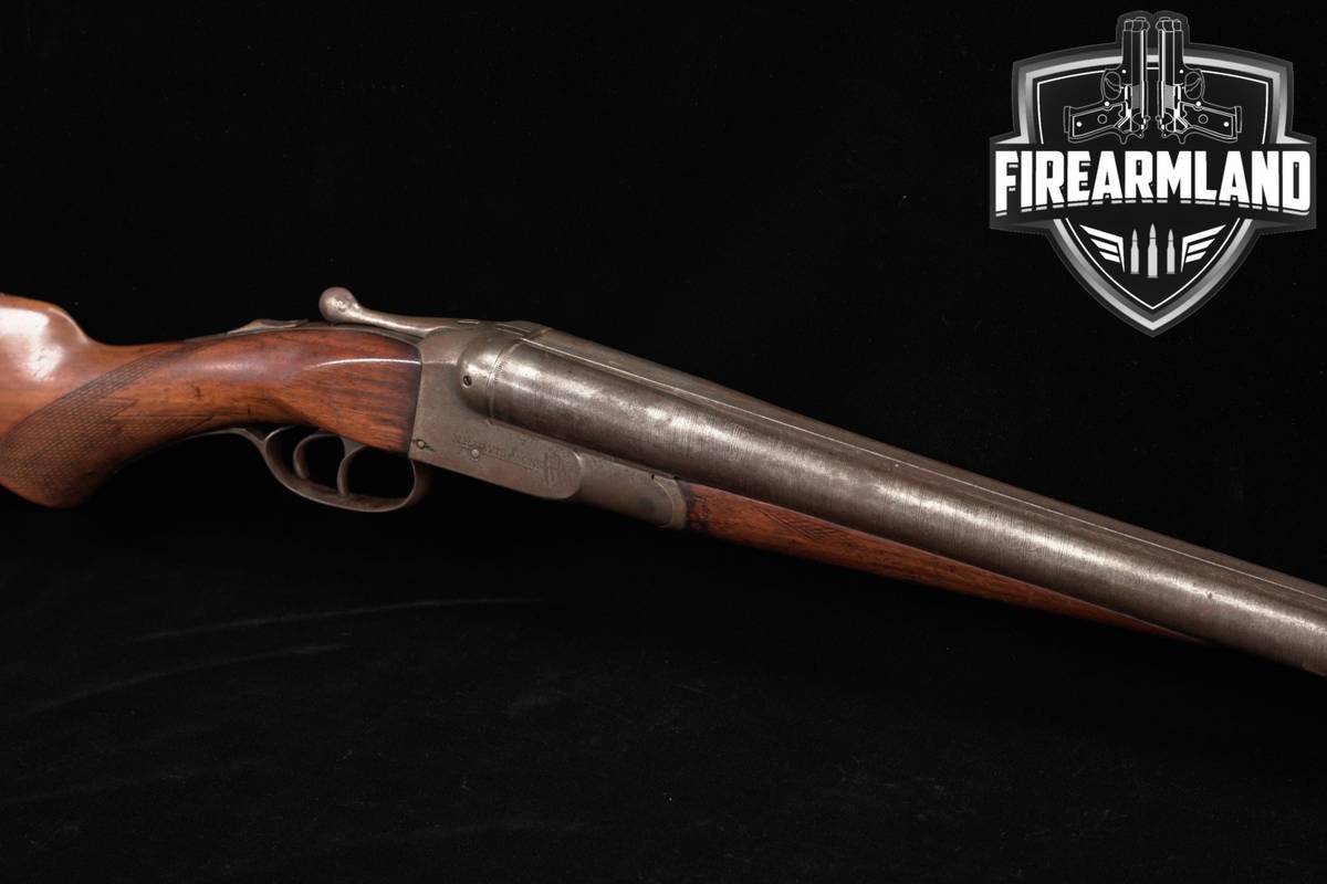 N R Davis & Sons Hammerless Double 16-Gauge Damascus & Walnut SxS
